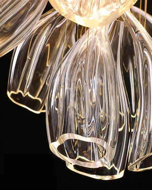 Flower Glass Foyer Chandelier - view 5