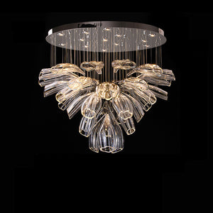 Flower Glass Foyer Chandelier - view 6