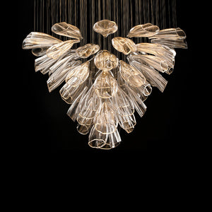 Flower Glass Foyer Chandelier - view 8