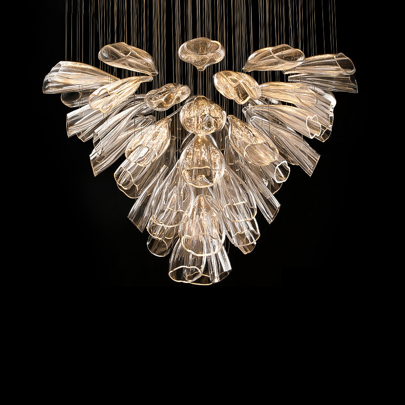 Flower Glass Foyer Chandelier - view 8