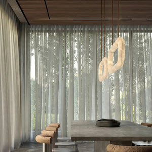 Circle Alabaster Chandelier - view 13
