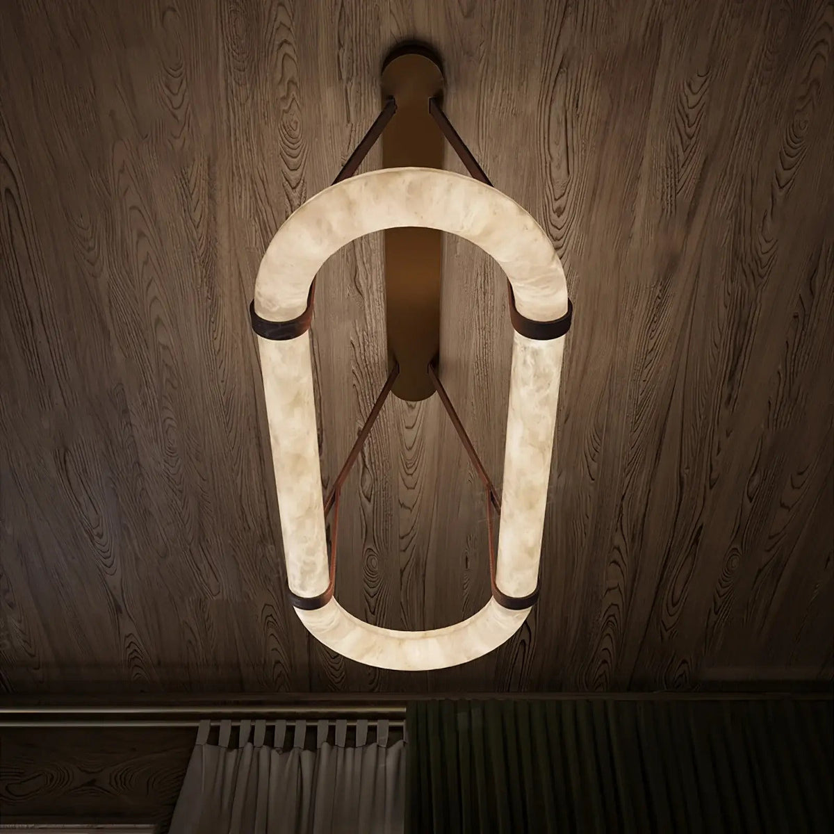 Circle Alabaster Chandelier - view 18