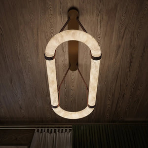Circle Alabaster Chandelier - view 18