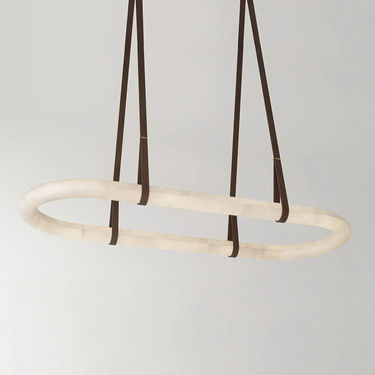 Circle Alabaster Chandelier - view 6