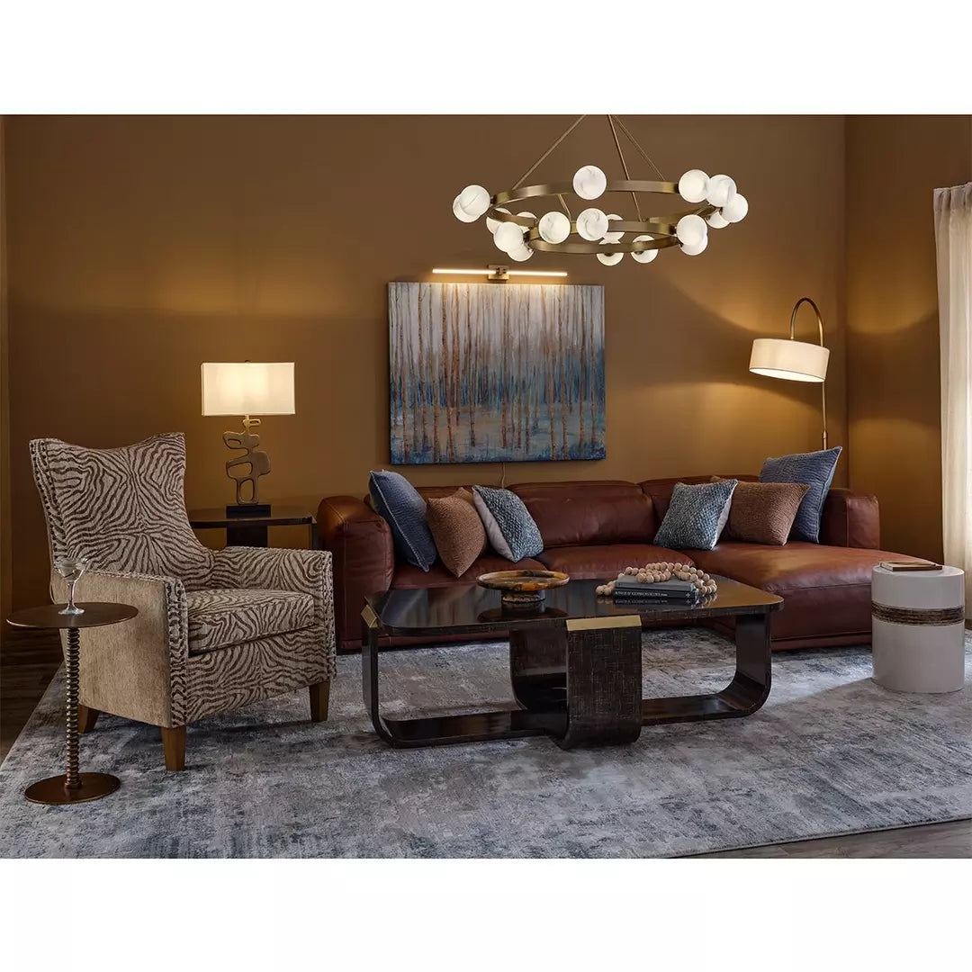 Modern Remolina Alabaster 2-Tier Chandelier For Living Room Dining Room, two-tier - view 4