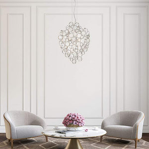 Mirella Trento Clustered Glass Pendant, chandelier - view 2