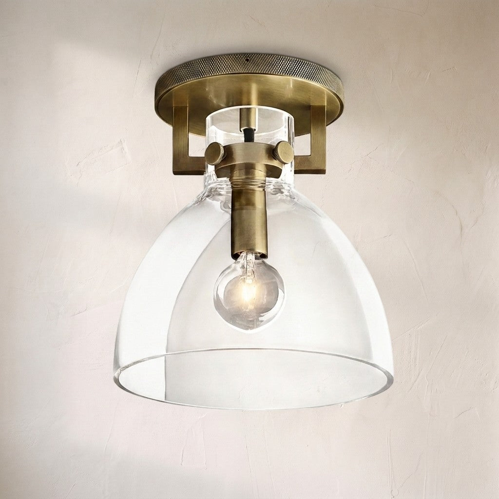 Modulus Glass Cloche Flushmount, flush mount
