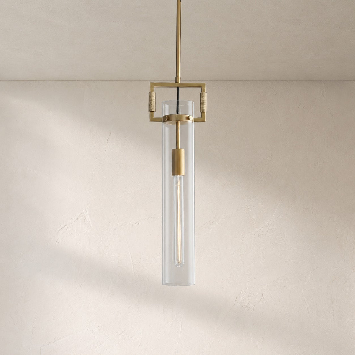 Modulus Glass Cylinder Pendant 12"22"
