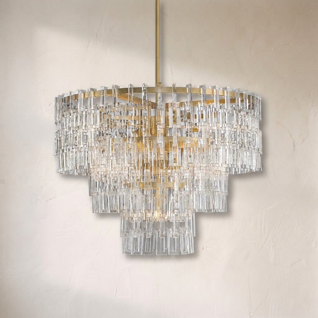 Montis 3-Tier Round Chandelier 36", three-tier