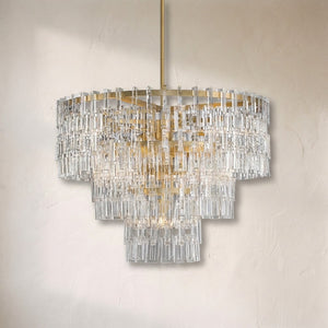 Montis 3-Tier Round Chandelier 36", three-tier