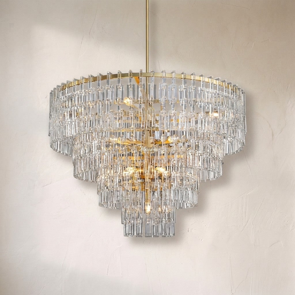 Montis 4-Tier Round Chandelier 48"