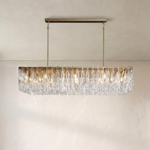 Montis Modern Rectangular Chandelier 60"