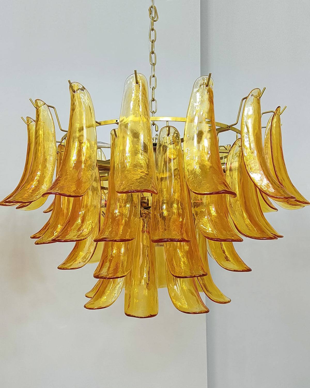Virelia Tiered Glass Chandelier - Gold - view 57