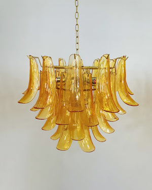 Virelia Tiered Glass Chandelier - Gold - view 58