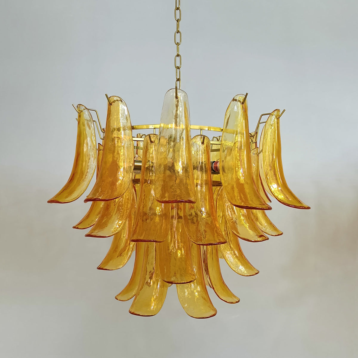 Virelia Tiered Glass Chandelier - Gold - view 59