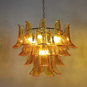 Virelia Tiered Glass Chandelier - Gold - view 60