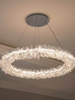 Modern Round/Oval/Linear/Square Natural Crystal Chandelier - view 34