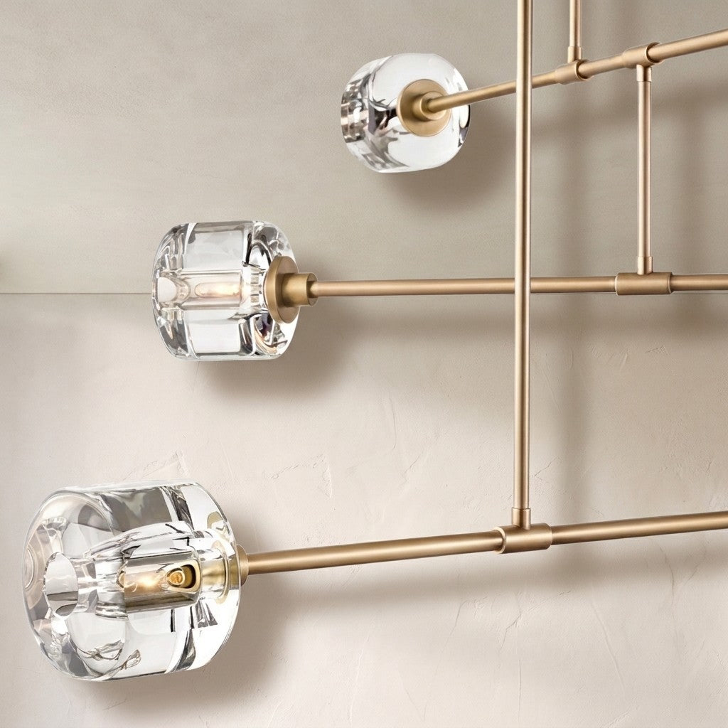 Nora Modern Linear Chandelier 62" - view 7