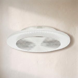 Ovo Ice Glass Round Flushmount, flush mount