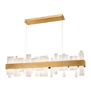 Alabaster LED Linear Chandelier - RHL