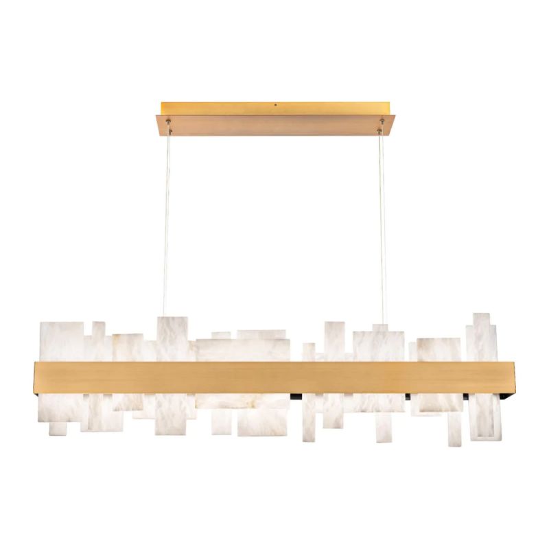 Alabaster LED Linear Chandelier - RHL