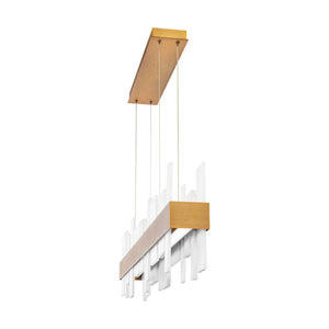 Alabaster LED Linear Chandelier - RHL