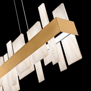 Alabaster LED Linear Chandelier - RHL