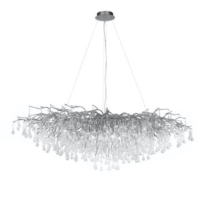 Stunning Tree Branch Crystal Chandelier with Clear Teardrop-shaped for Living/Dining Room - view 39