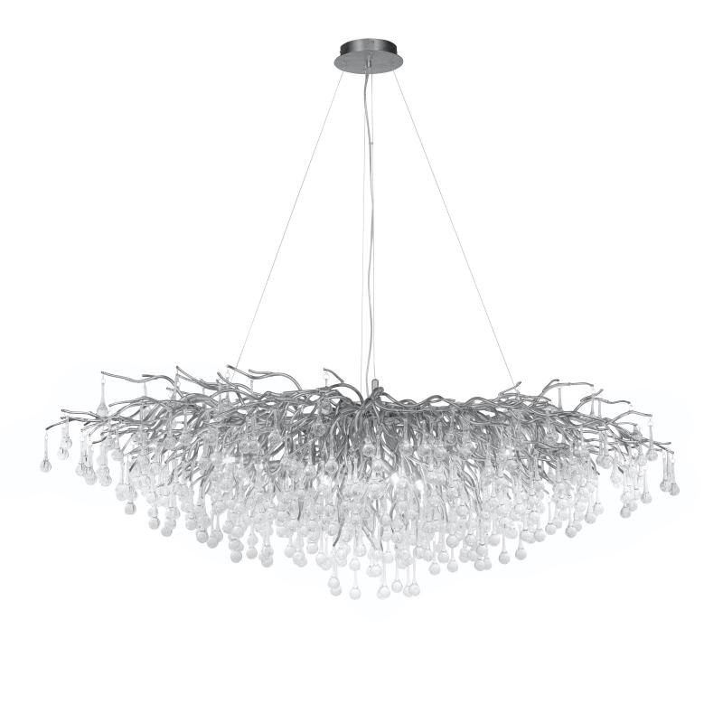 Stunning Tree Branch Crystal Chandelier with Clear Teardrop-shaped for Living/Dining Room - view 39