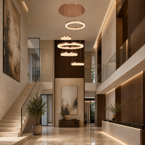 Penombra Ring Cascade Chandelier