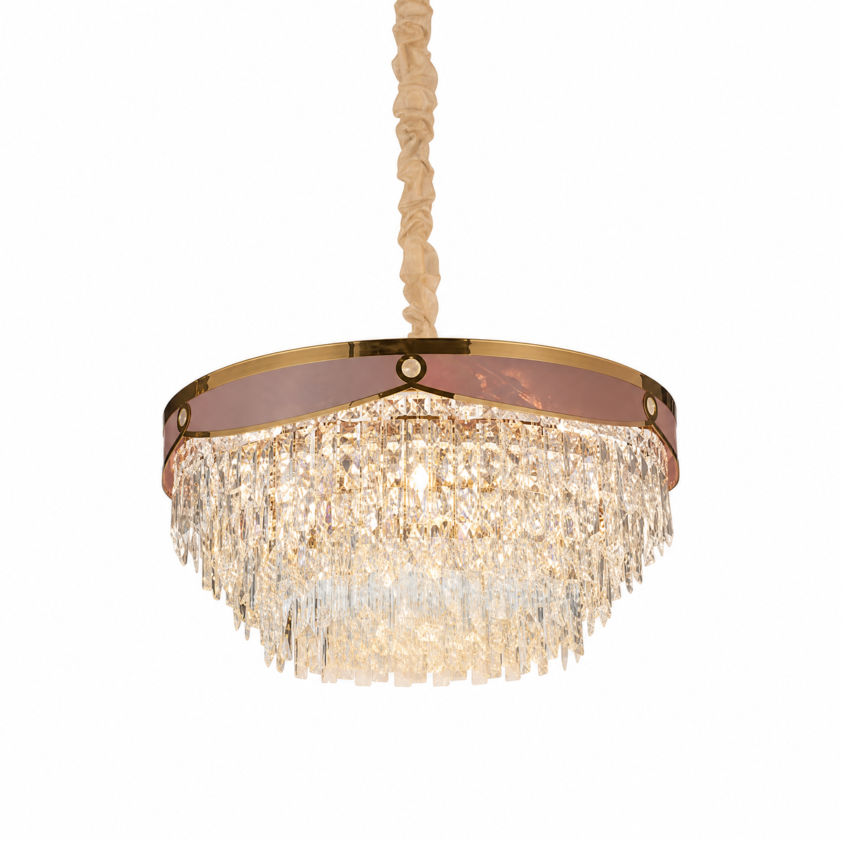 Crystal Halo Chandelier
