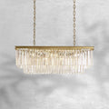 1920s Orion Art Deco Rectangular Chandelier 40"