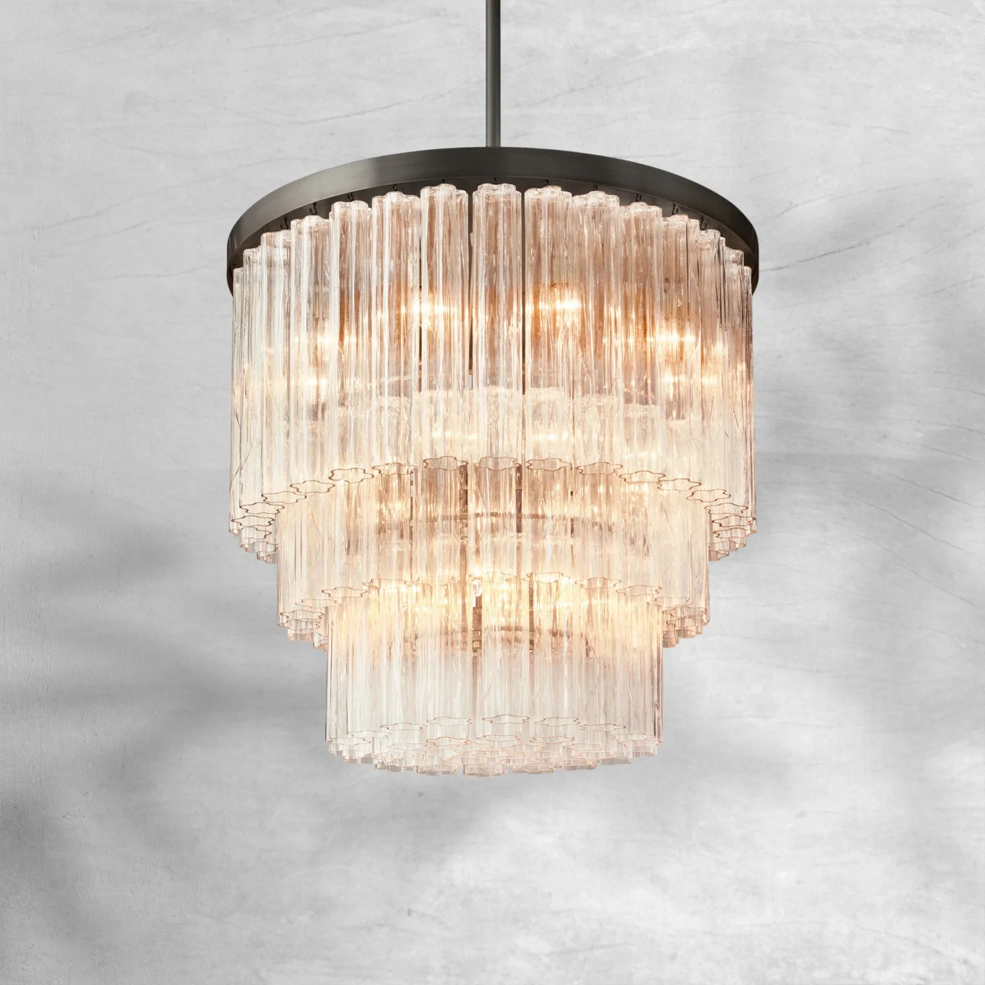 Celume Round 3-Tier Chandelier 36″