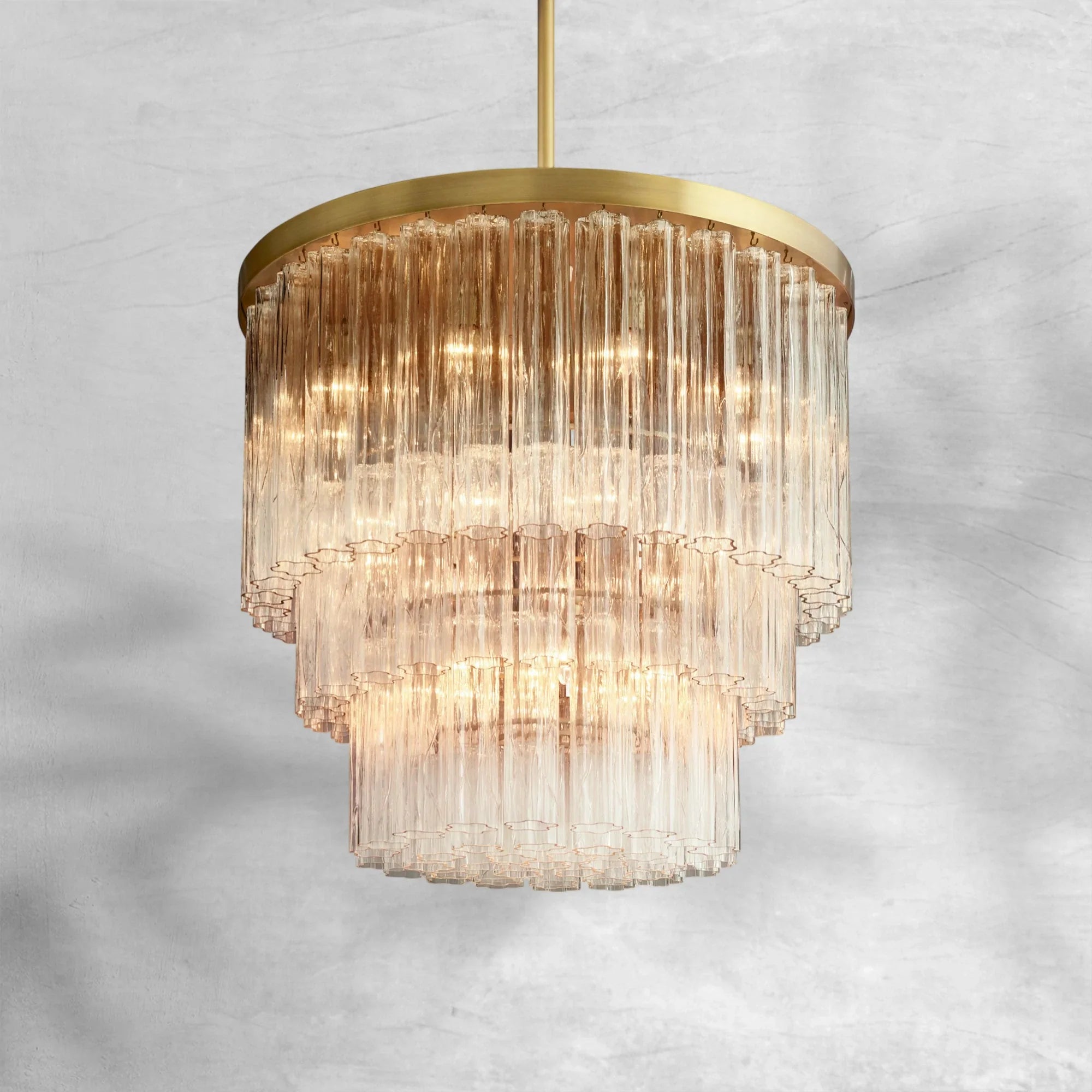 Celume Round 3-Tier Chandelier 36″