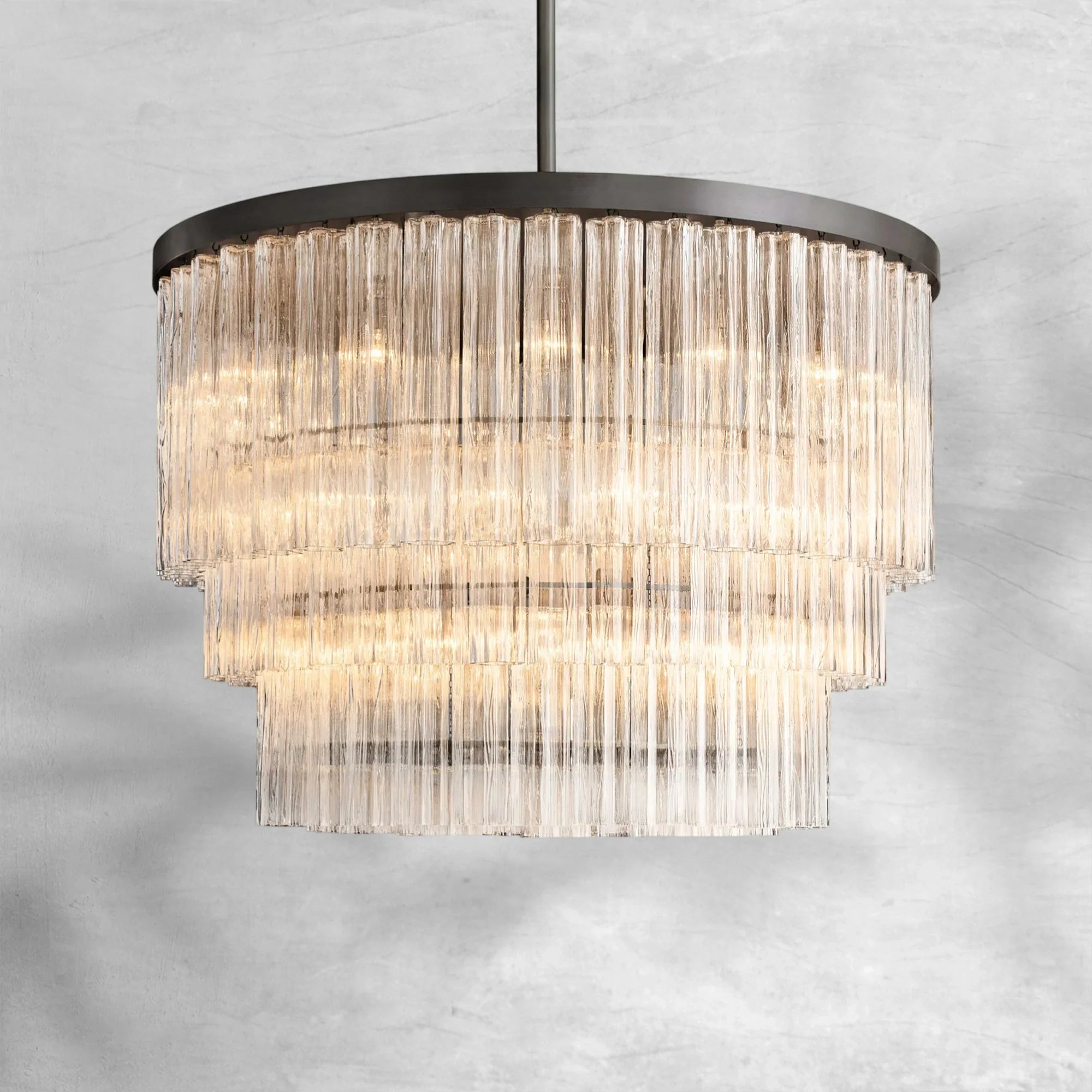 Celume Round 3-Tier Chandelier 48″