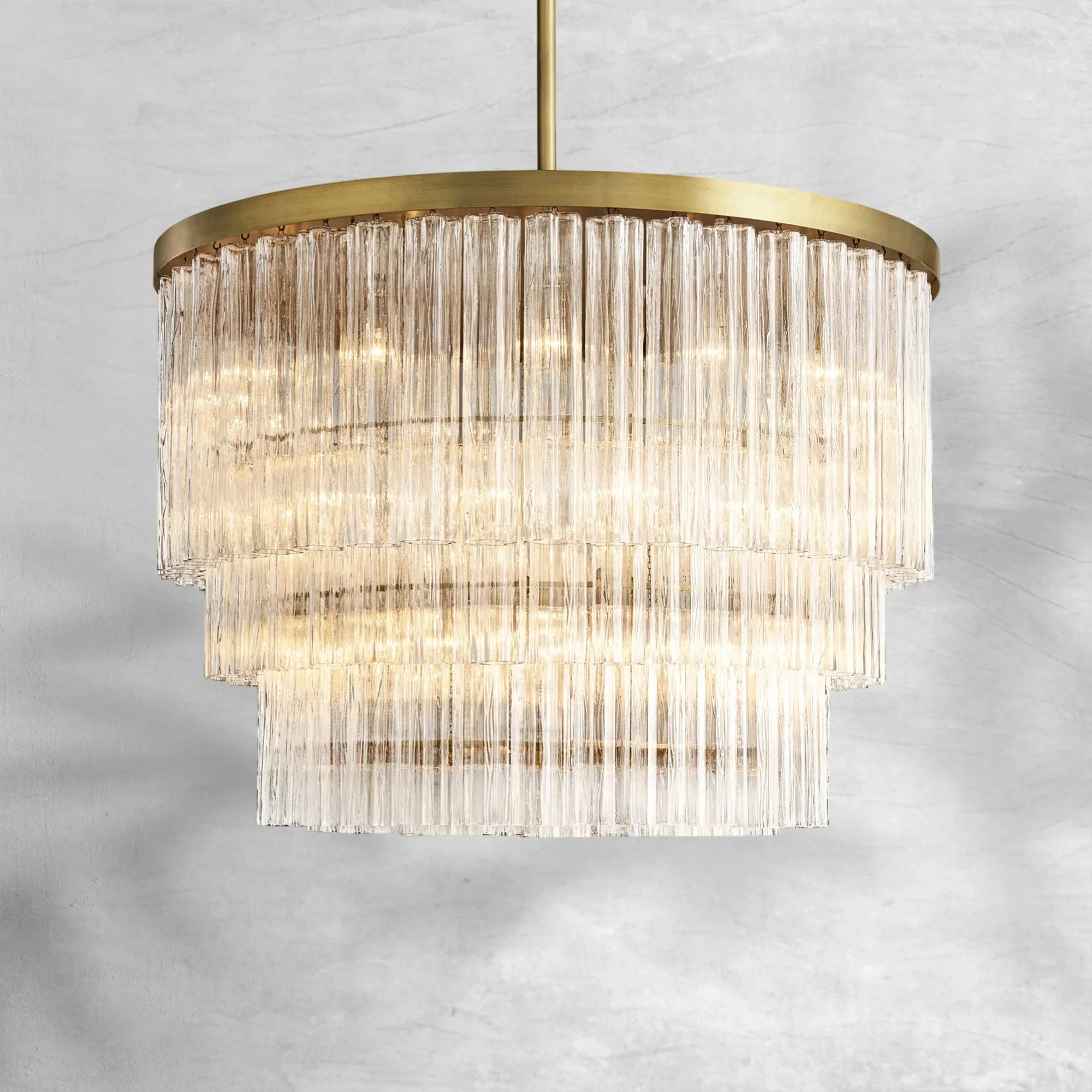 Celume Round 3-Tier Chandelier 48″