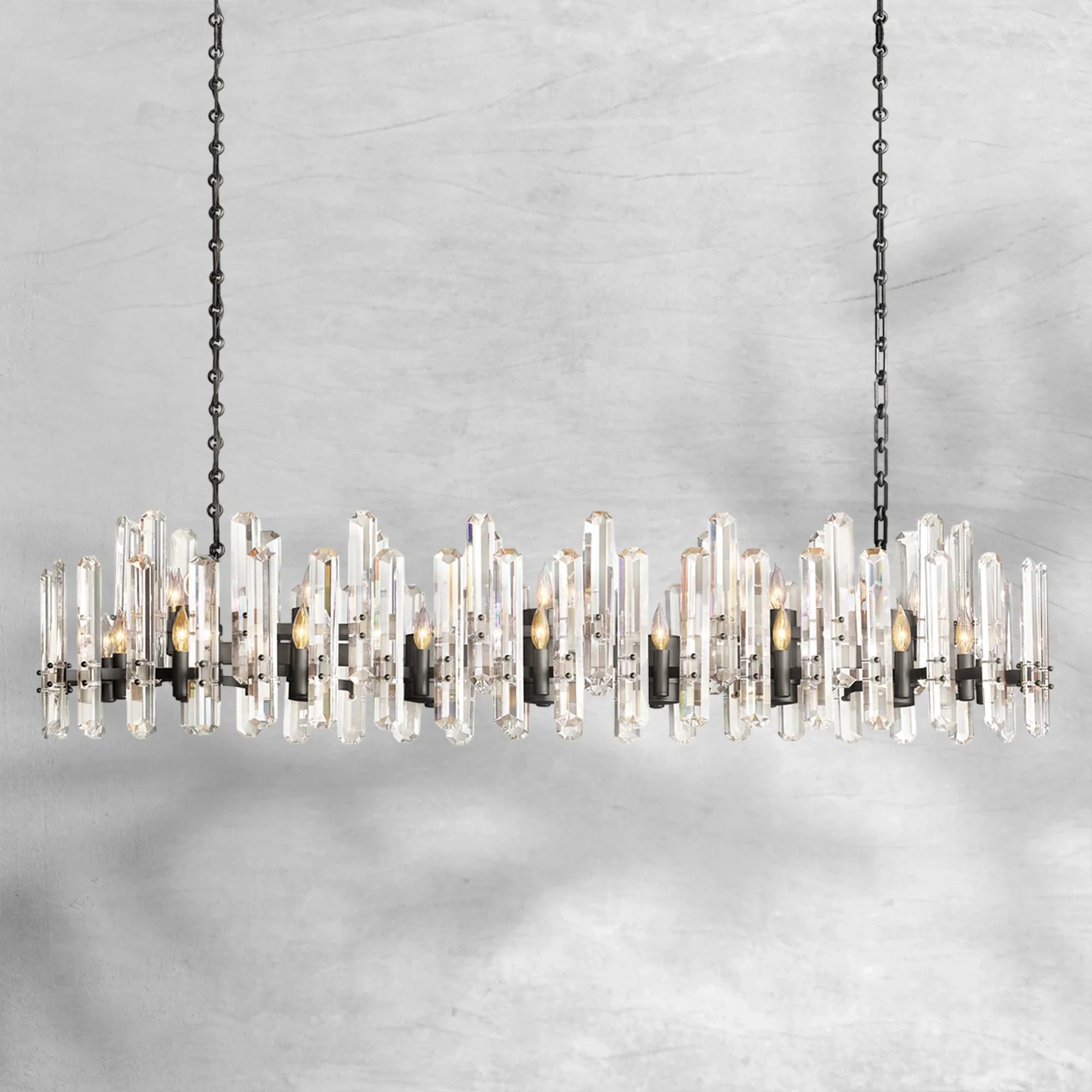 Branxton Rectangular chandelier 54” 72"