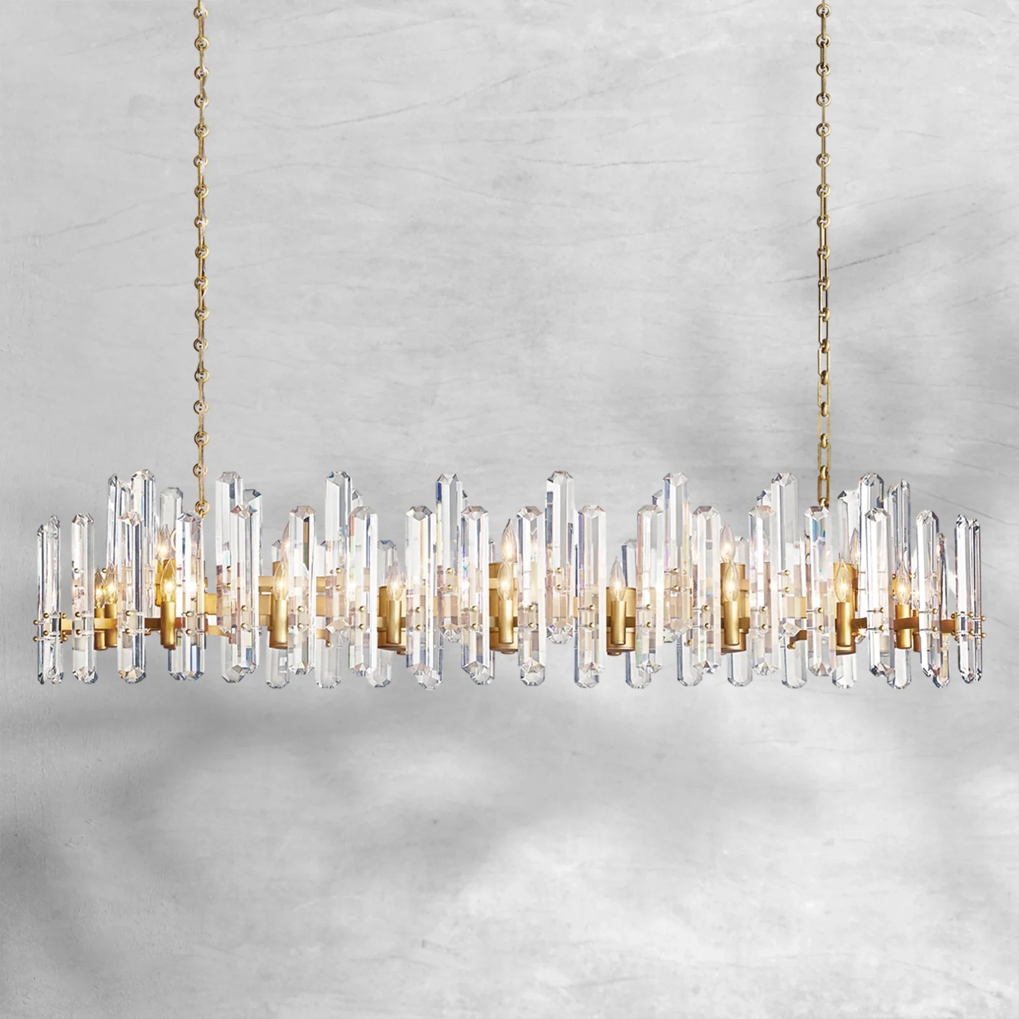 Branxton Rectangular chandelier 54” 72"