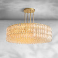 Cyra Clear Glass Round Chandelier 37"47"62"