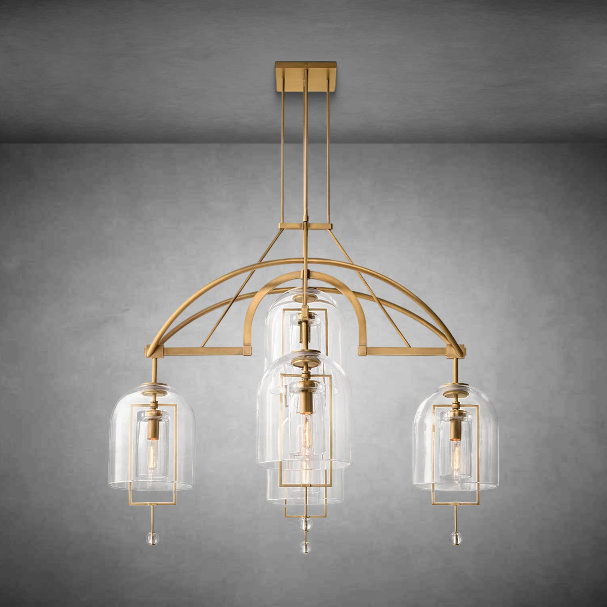 Fable Round Chandelier 48"60"