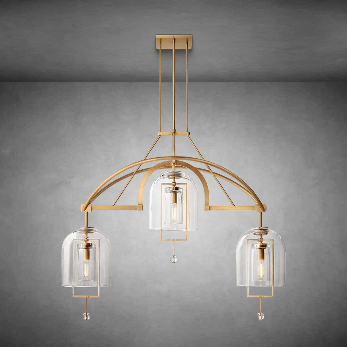 Fable Linear Chandelier 48"60"