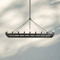 Celestine Vintage Filament Rectangular Chandelier