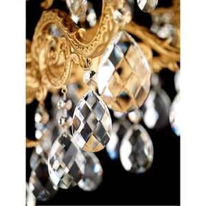 Milano 12-light Crystal Chandelier 32" - view 5