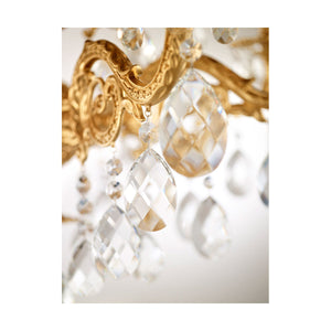 Milano 12-light Crystal Chandelier 32" - view 4