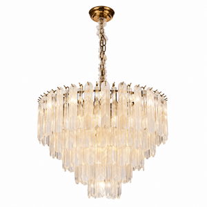Quadro Glass Rod Chandelier — product photo
