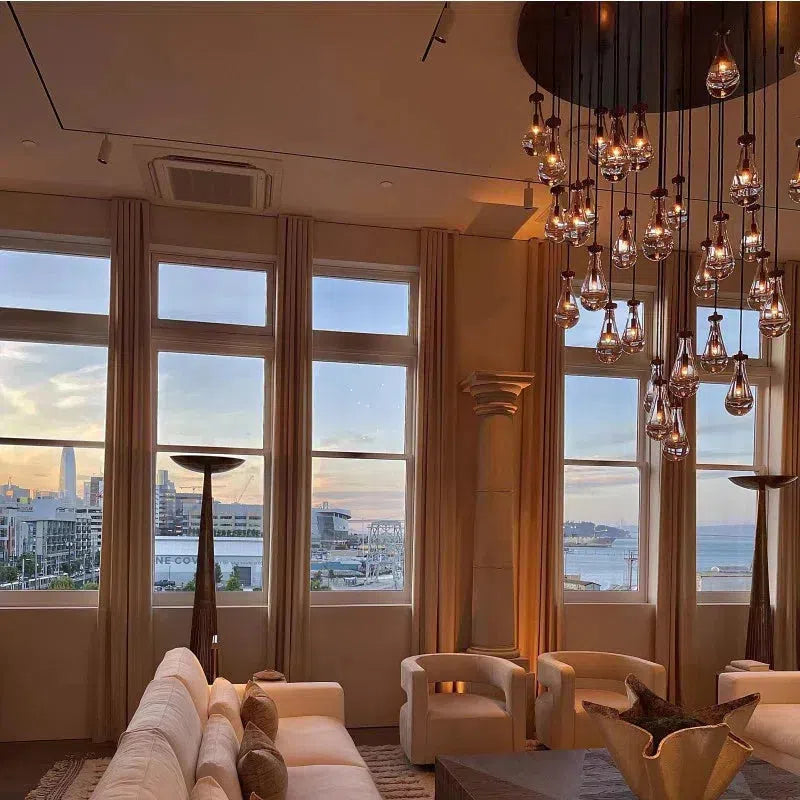 Raindrop Round Chandelier 60" - view 10