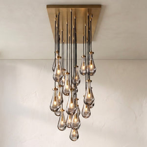 Raindrop Round Chandelier 60" - view 4