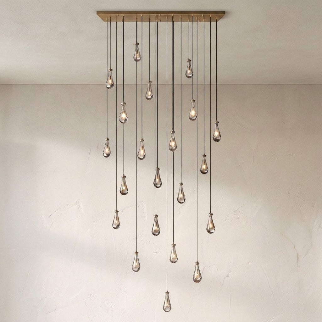 Raindrop Round Chandelier 36" - view 2