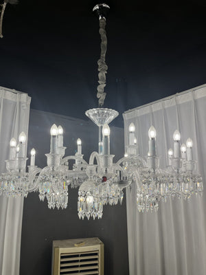 24 Lights Paris Chandelier, crystal