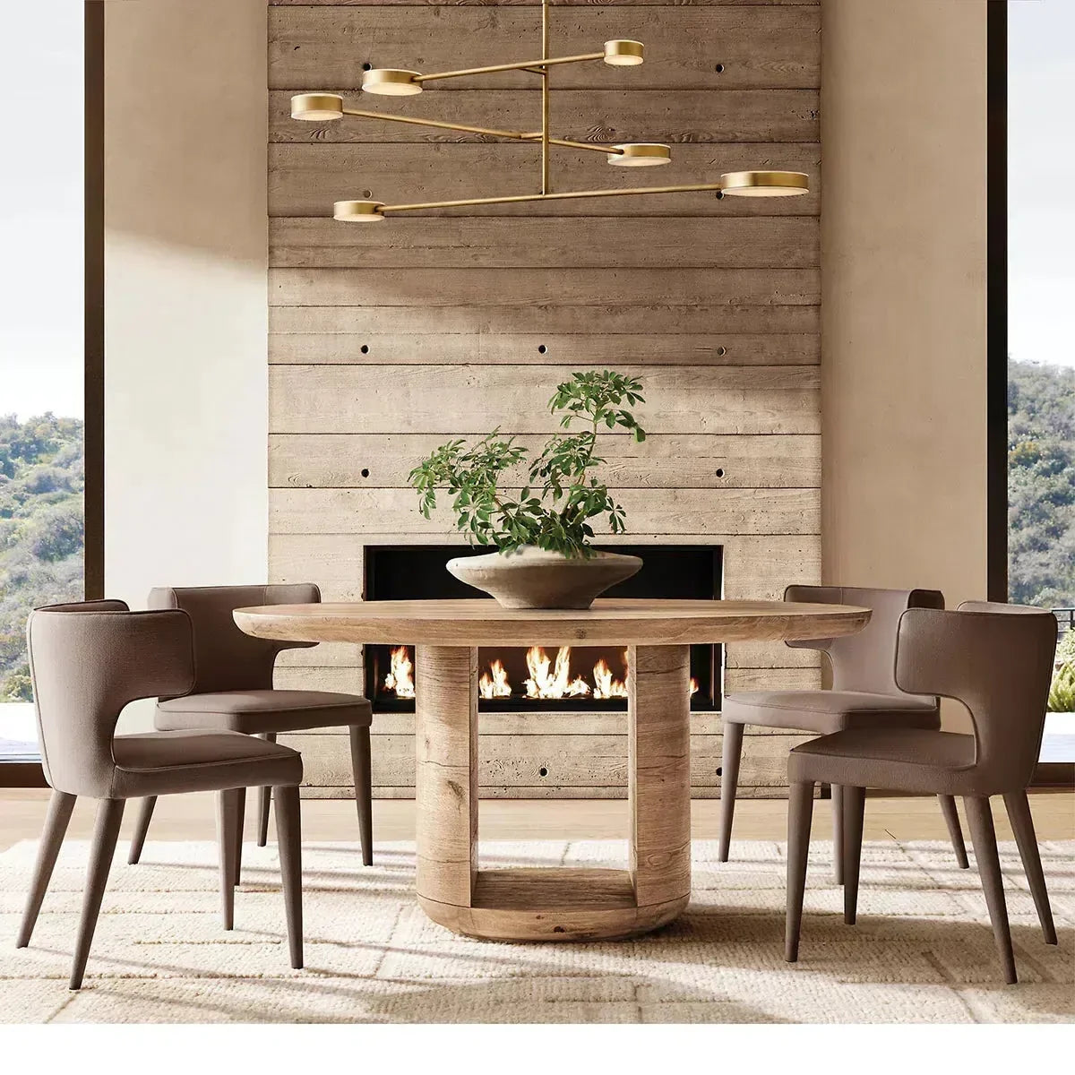 Alaric Mobile Chandelier 46", alabaster - view 7